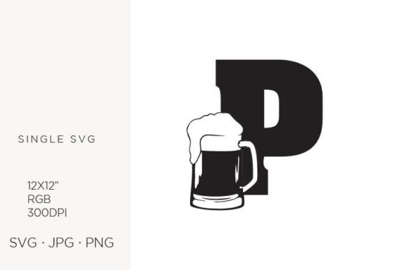 Big Glass of Beer, Letter P Graphics