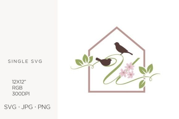 Birds Floral House, Letter U