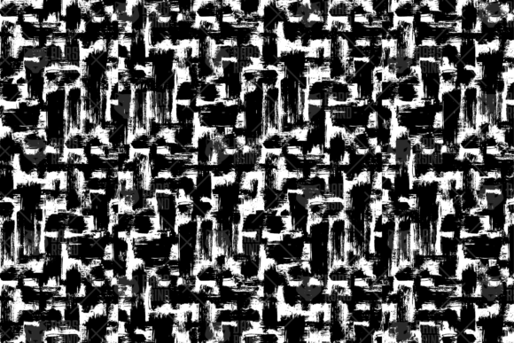 Black Grunge Paint Seamless Pattern: Graphics & Patterns