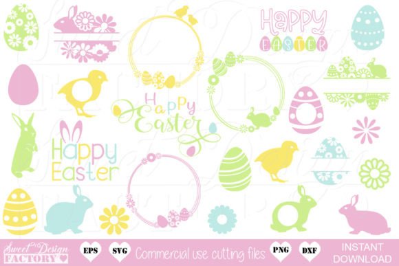 Easter Cut Files BUNDLE: Graphics for Crafts Sellers