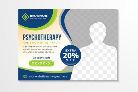 Physcoteraphy Horizontal Flyer: Graphics & Print Templates